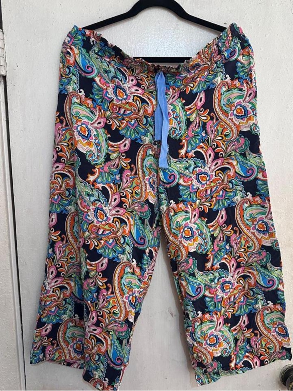 Tommy Bahama Navy Multicolor Paisley Drawstring Shorts